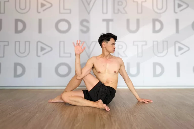 Seated Spine Twist Pose