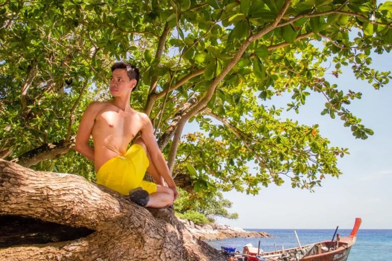 Seated Spine Twist Pose